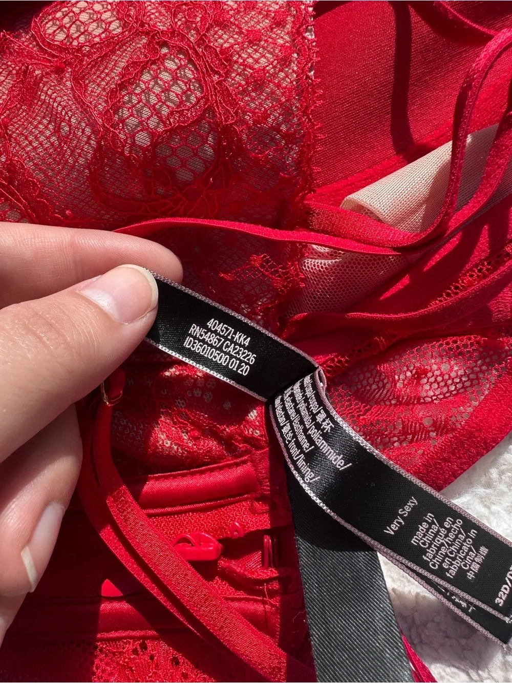 Victoria's Secret | Red Lipstick Very Sexy Red Lace Bustier
